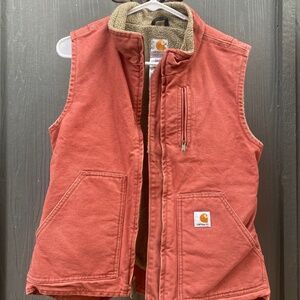 Carhartt Sherpa Lined Canvas Vest XS